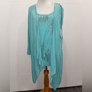 NWT X-Large Inc Brand blouse, camisole with connected jacket, great condition
